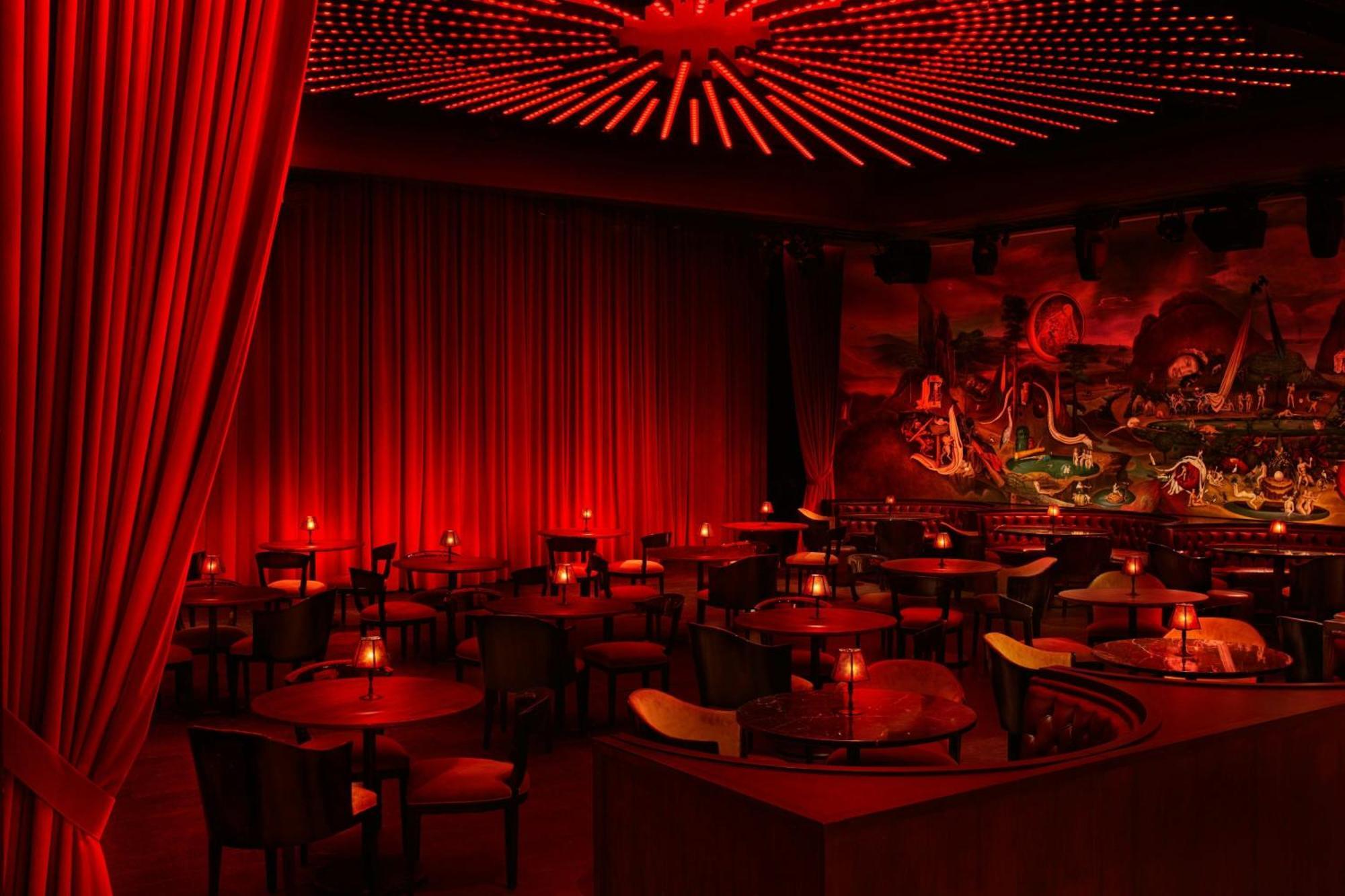 The Times Square Edition New York Bagian luar foto The interior of the nightclub